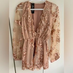 Brand New Romper with Sequins